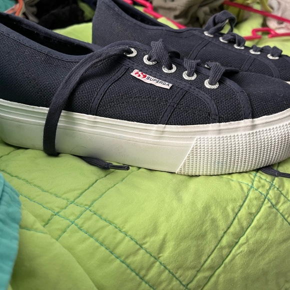 Navy blue thick sole - Picture 2 of 4